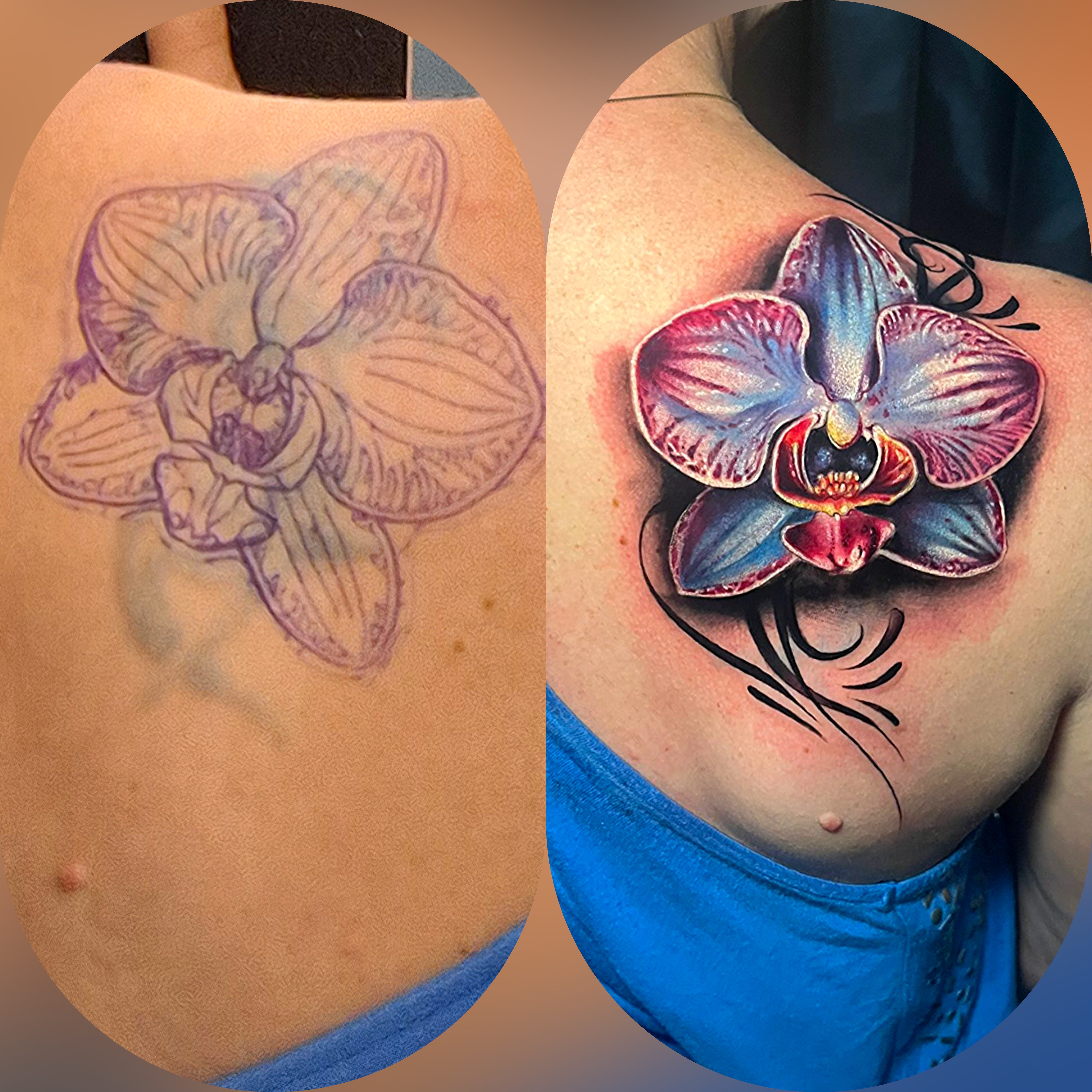Cover-up Tattoo von Feri