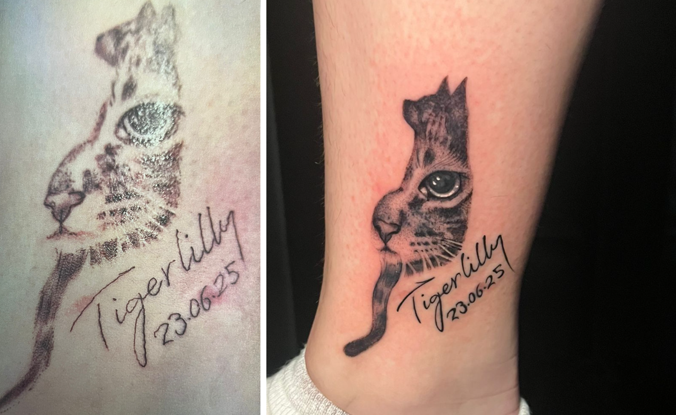 Cover-up Tattoo von Feri