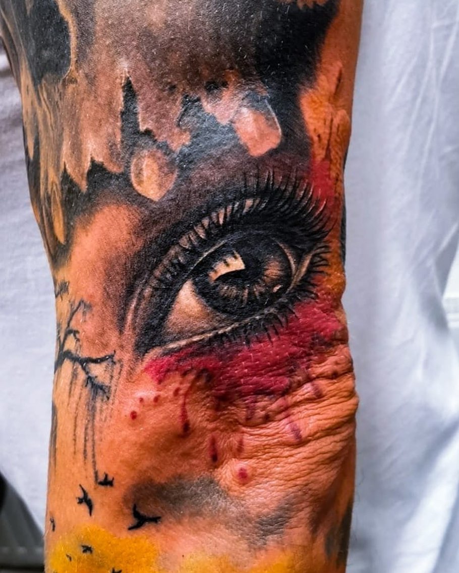 Realismus Tattoo von Martin