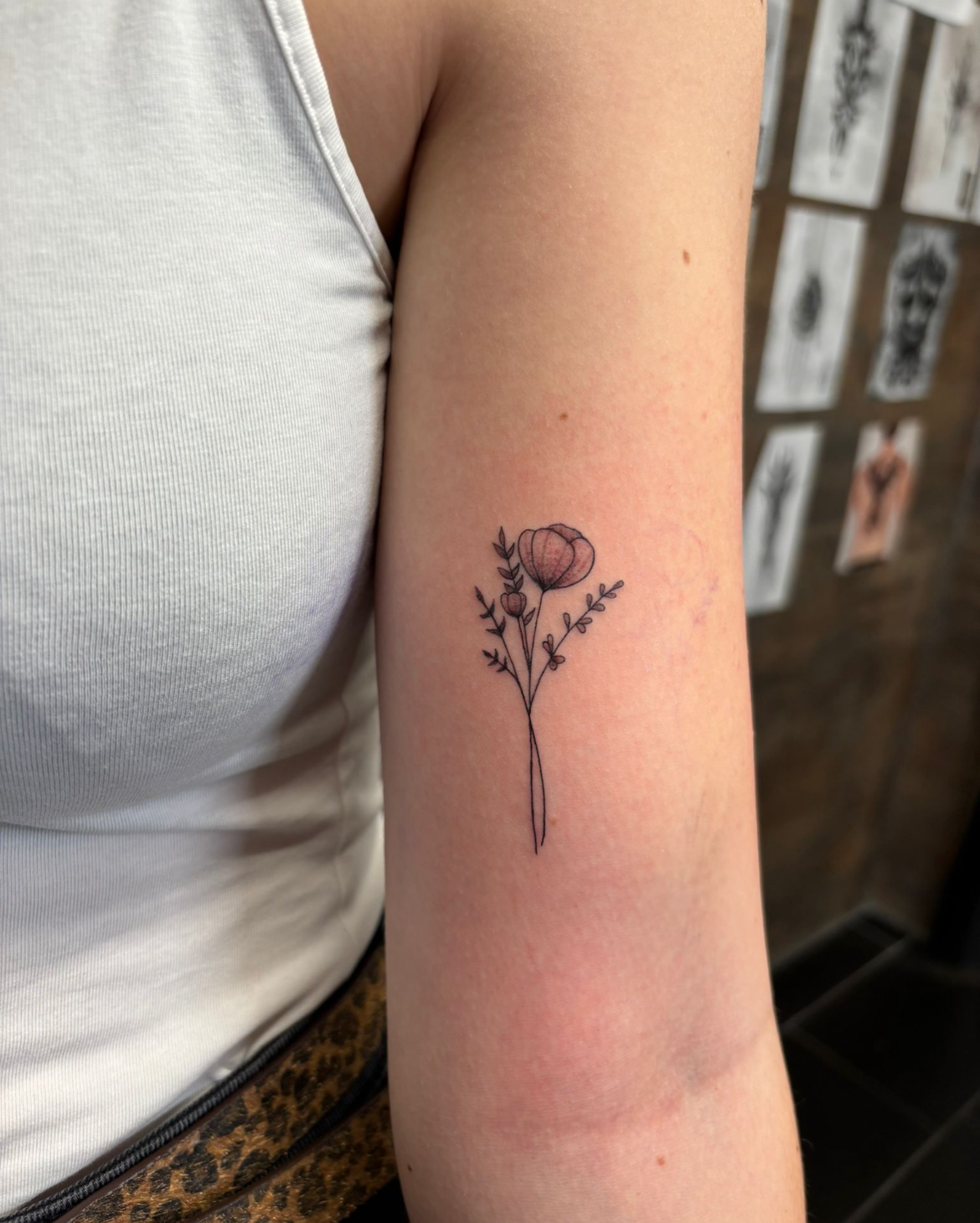 Fineline Tattoo von Tobias